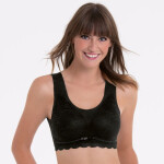 Esenciálna čipkovaná braletka s penovou výplňou 5400 black - Anita Classix 001 black XS