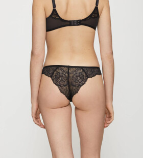 Dámske brazílske nohavičky Peony Florale - BLACK - black 0004 - TRIUMPH BLACK 36