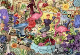 GRAFIKA Puzzle Záhradná koláž