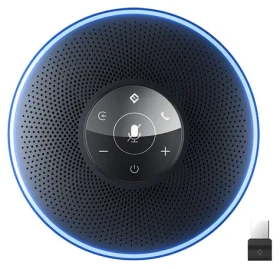 EMEET OfficeCore M220 čierna / Konferenčný reproduktor / 4 mikrofóny / Bluetooth / USB-C / sada 2 ks (OfficeCore M220)