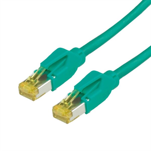 Secomp 21.05.9533 RJ45 sieťové káble, prepojovacie káble CAT 6A S/FTP 3.00 m zelená dvojžilový tienený, bez halogénov, samozhášavý 1 ks; 21.05.9533