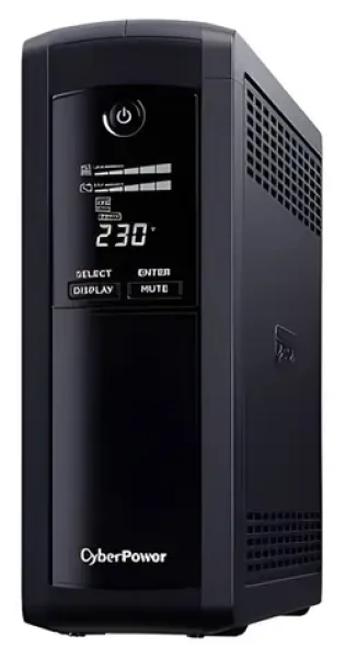 CyberPower Value Pro GreenPower čierna / UPS / 1200 VA / 720 W / Line-interactive / 8x IEC C13 / LCD (VP1200EILCD)