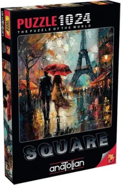 ANATOLIAN Štvorcové puzzle Láska v Paríži