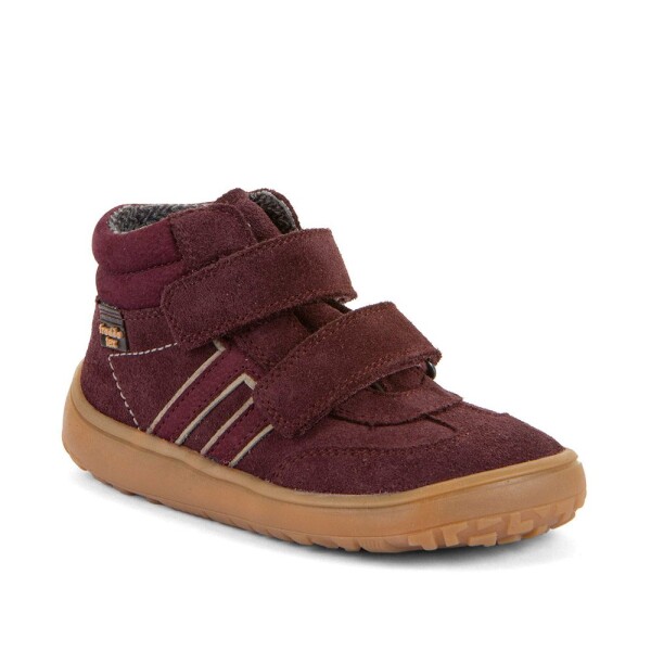 Dievčenské celoročné členkové barefoot topánky F-MOTION TEX BORDEAUX Froddo G3110285-7 - 29