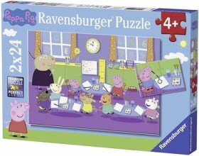 Ravensburger Prasiatko Peppa: V škole - 2 x 24 dielikov