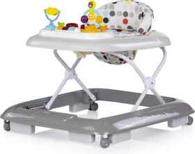 CHIPOLINO Chodítko interaktívne Baby Steps Grey (PRBS02503GY)