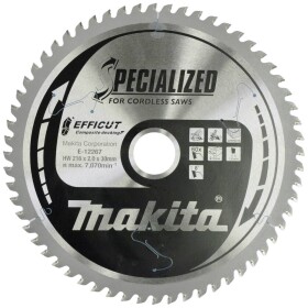 Makita E-12267 pílový kotúč 216 x 30 x 2 mm Počet zubov (na palec): 60 1 ks; E-12267