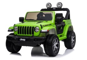 Mamido Elektrické autíčko Jeep Wrangler Rubicon 4x4 zelené