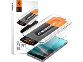 Spigen Glass tR EZ Fit HD tvrdené sklo pre Samsung Galaxy S25 Edge 1ks transparentný (AGL09411)