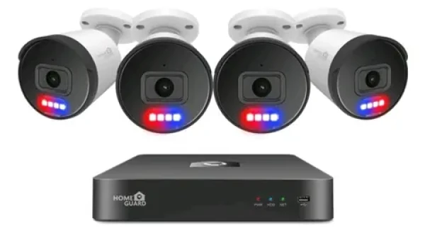IGet HGNVK88504 / Kamerový systém / 4 kamery / UHD 4K / 8CH / IP66 / WAN / 8x LAN / HDMI / VGA (75020562)