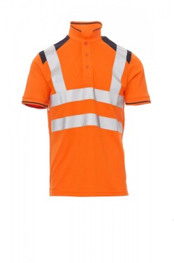 Pánska reflexná polokošeľa Payper GUARD + Farba: Oranžová Fluo/ N, Veľkosť: 5XL (0010280028020115XL)