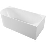 CERANO - Vaňa akrylátová Bianco - voľne stojaca - asymetrická - pravá - biela lesklá - 170x79x60 CER-413603