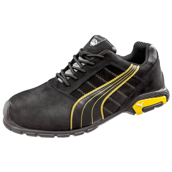 PUMA Safety Amsterdam Low 642710263000042 bezpečnostná obuv S3 Veľkosť topánok (EU): 42 čiernožltá 1 pár; 642710-42