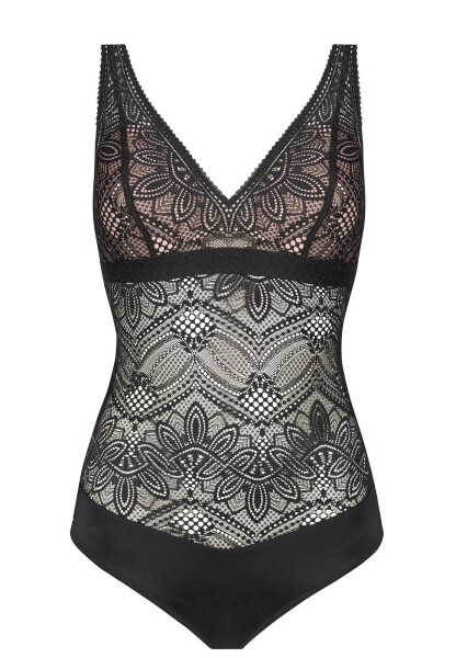 Body Mefemi Desire S-2XL černo-béžová L