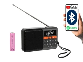 RA18 / Rádio / Prenosné / Analógové / AM/FM / Bluetooth (77-558#)