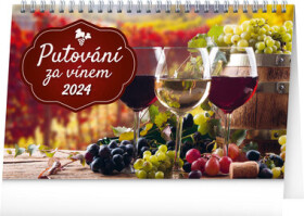 Presco Group Stolný kalendár Putovanie za vínom 2024 / 23.1 × 14.5 cm (PGS-32617)