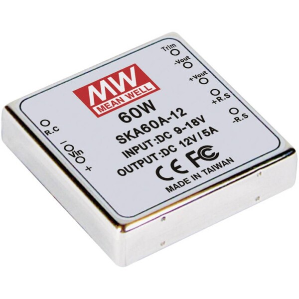 MEAN WELL SKA60A-15 DC / DC menič napätia 60 W Počet výstupov: 1 x; SKA60A-15