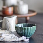 Bloomingville Kameninová miska Latina Green 400 ml