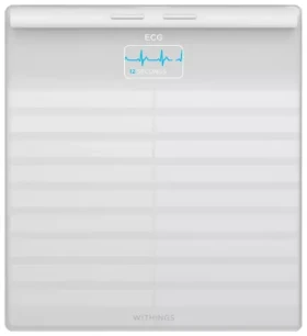 Withings Body Scan biela / Múdra osobná váha / nosnosť 200kg / Bluetooth / WiFi (WBS08-White-All-Inter)
