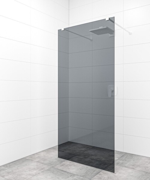 Sprchová zástena Walk-in 120 cm SAT vo farbe profilu biela SATBWI120KSZAVB SATBWI120KSZAVB