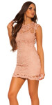 Sexy KouCla lace sheath mini dress