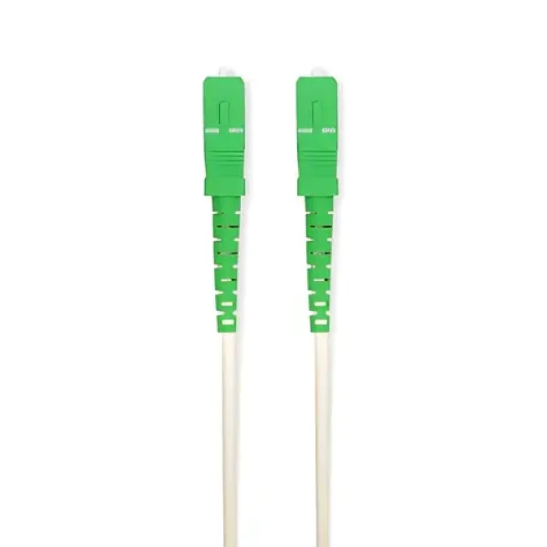 Nedis optický patch kábel SC/ APC-SC/ APC biela / Optický kábel / SMF / 100 Gbps / 2 m (CCGB89600WT20)