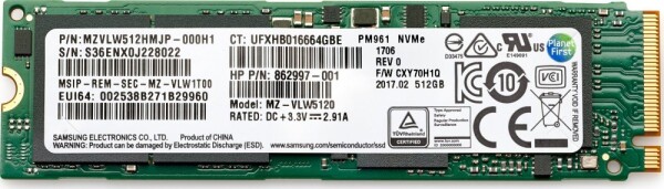 HP 1TB PCIE NVME TLC SSD