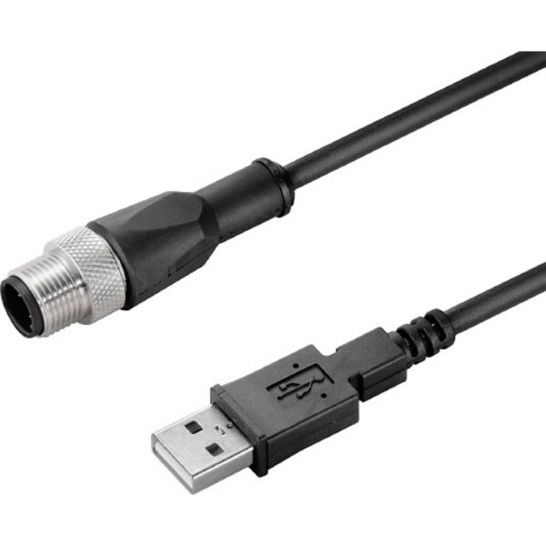 Weidmüller SAIL-M12G-USB-3.0U pripojovací kábel pre senzory - aktory, 1268520000, piny: 4, 3.00 m, 1 ks; 1268520000