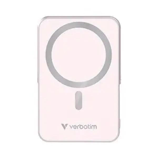 Verbatim Charge 'n' Go ružová / Powerbanka / 10 000 mAh / USB-C PD / MagSafe / 15-20W (32267)