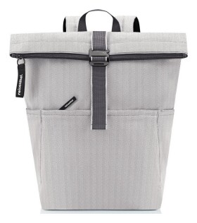Roll up batoh Reisenthel Rolltop Backpack Herringbone Grey