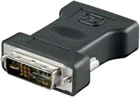 MicroConnect Analog adaptér DVI-A (M) - VGA (F) čierna (MONJK)