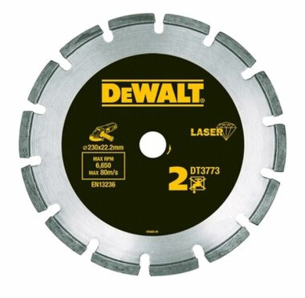 DeWalt DT3773 / Diamantový kotúč / Priemer 230x22.2 mm (DT3773)