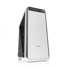 MODECOM OBERON PRE GLASS biela / ATX / 2x USB 3.0 / 2x USB 2.0 / priehľadná bočnica / bez zdroja (AT-OBERON-PG-20-000000-0002)