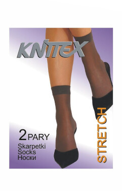 Dámske silonkové ponožky KNITTEX Stretch A'2 grafit Univerzální