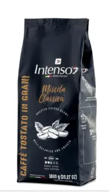 INTENSO Classico 1 kg / Zrnková káva / 70% Arabica 30% Robusta (8022180000207)