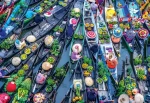 MAGNOLIA Puzzle Plávajúce trhovisko