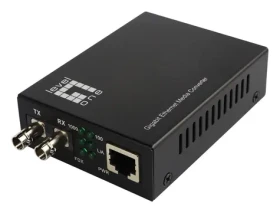 LevelOne GVT-2003 / Media konvertor / RJ45 - ST / SM 20km / 1310nm / LFP (GVT-2003)