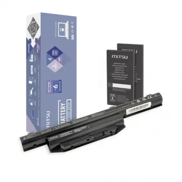 Batéria pre Fujitsu LifeBook E753 / Batéria pre notebook / 4400 mAh / 48 Wh / 10,8-11,1 V (BC/FU-E753)