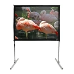 ELITE SCREENS Q150V1 strieborná / Projekčné plátno / mobilný statív / 150” / 4:3 / 228,6x304,8 cm (Q150V1)