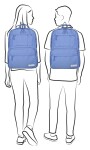 Batoh na notebook Enrico Benetti Aruba 62156 Jeansblue