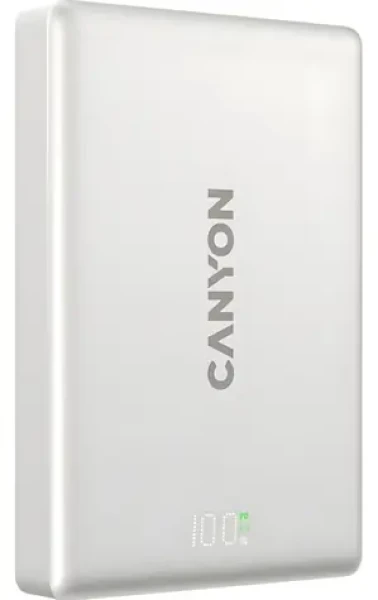 Canyon OnPower 511 sivá / Powerbanka / MagSafe / 10000 mAh / PD 20W / USB-C (CNS-CPB511G)