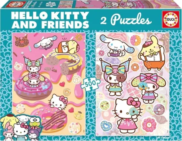 Educa Puzzle Hello Kitty s priateľmi: Donuty