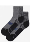 SPORTIVE - Pánske vzorované ponožky Ag+ U941n4 antracit 42/44