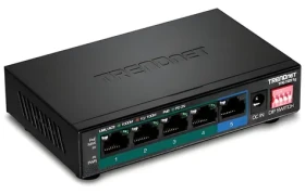 Trendnet TPE-TG51G / Switch / 5- Port Gigabit PoE+ / 60 W / 10 Gbit/s / kovové prevedenie (TPE-TG51G)