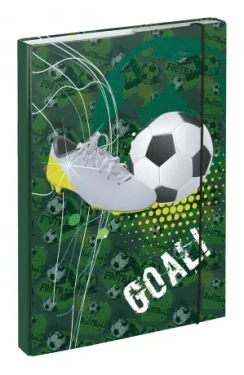 BAAGL Dosky na školské zošity A4 Futbal goal / 23x32x3 cm (A-31603)