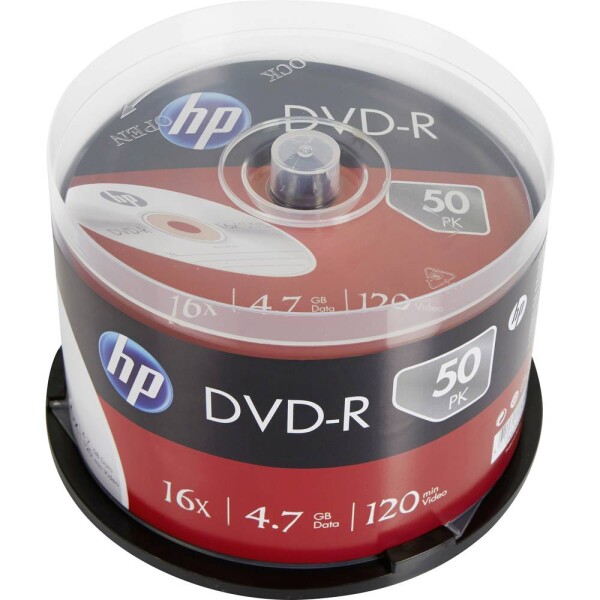 HP DME00025 DVD-R 4.7 GB 50 ks vreteno; DME00025