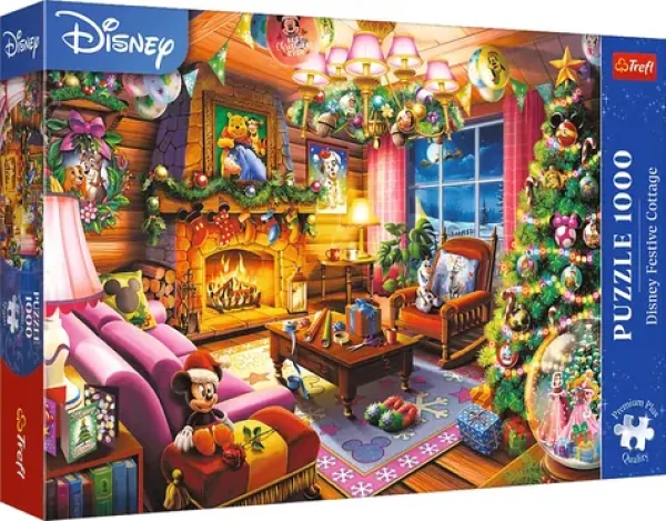Trefl Puzzle Premium PLUS Disney: Vianočná chalúpka