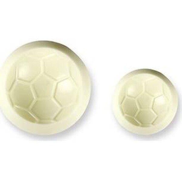 Plastová forma 2 ks – futbalová lopta, rozmery 4,5 × 4,5 cm - JEM - JEM
