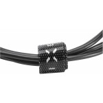 FIXED Dlhý dátový a nabíjací kábel s konektorom microUSB 2 m čierna / 2.4A (FIXD-UM2M-BK)