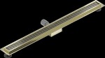 MEXEN/S - Flat M33 odtokový žľab 100, zlatý 1533100-15